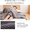 Picture of Yucuss 100 % 纯棉华夫格毯子 (双面使用)  # 55445213    灰色 大号 (200 × 240 cm)